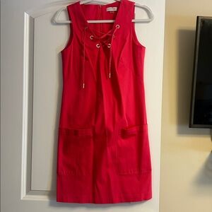 Calvin Klein size 6 coral dress